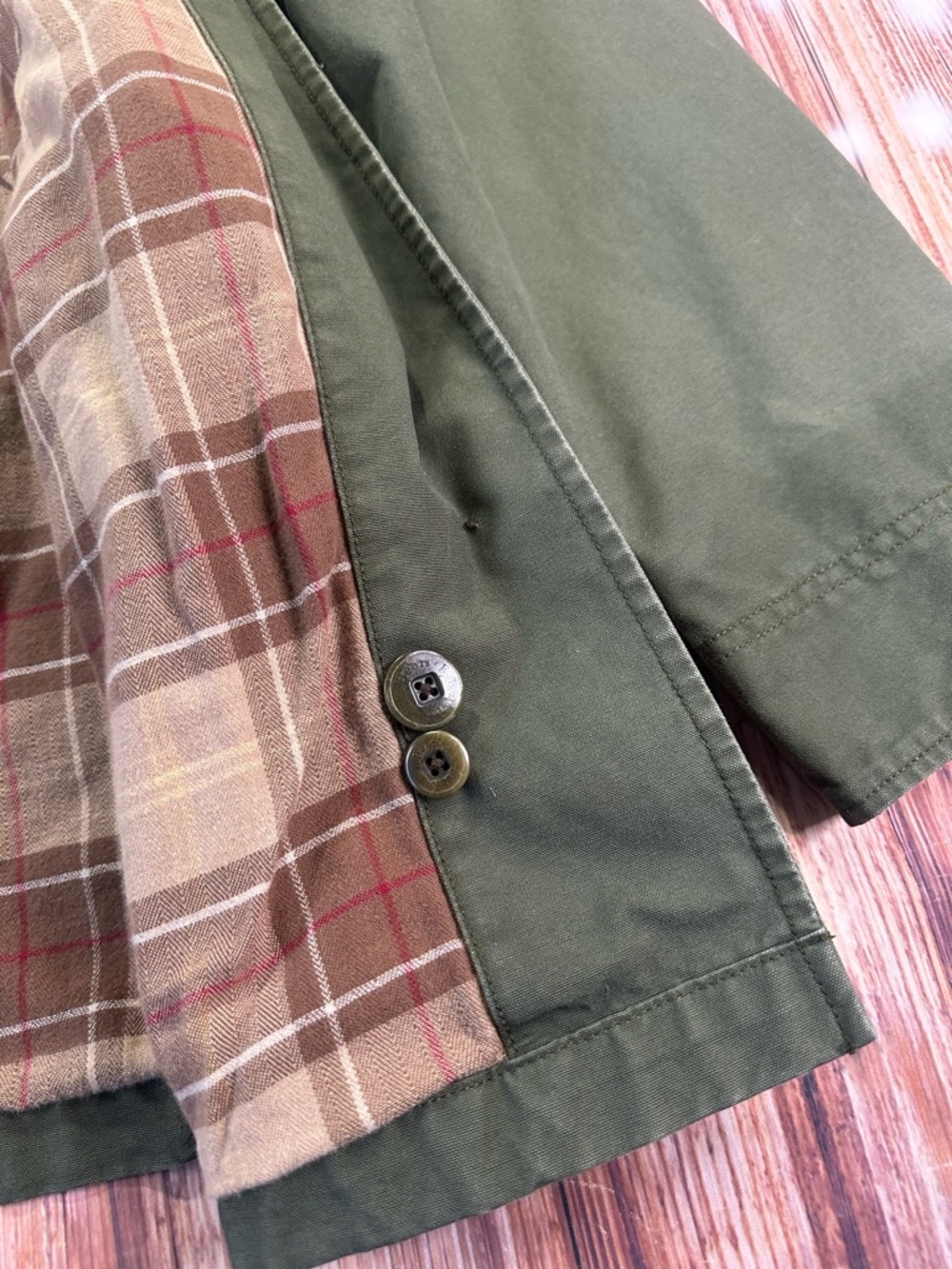 Vintage LL Bean Adirondack Barn Women’s Jacket  (Flannel-Lined) Size Small - Picture 15 of 16